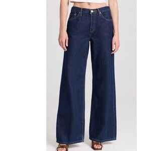 Re/Done‎ Mid Rise Palazzo Jeans